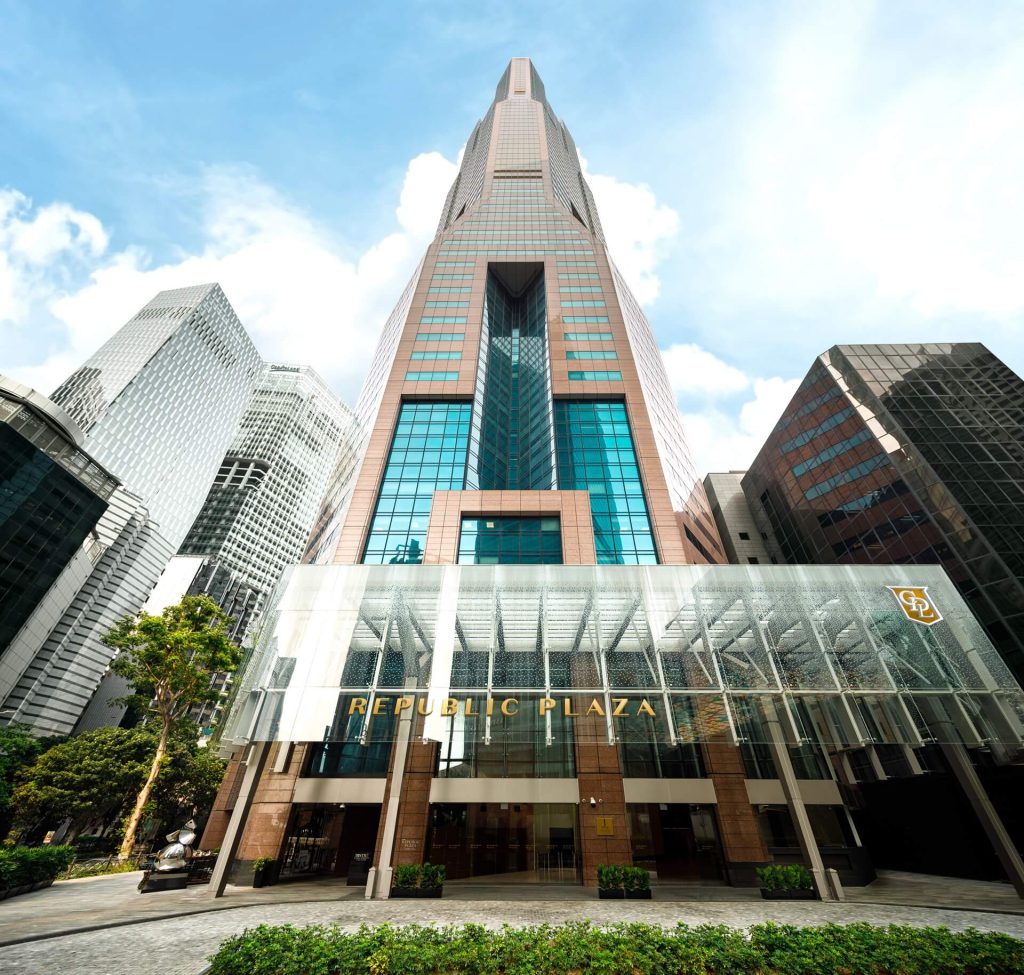 Republic Plaza commercial tower in Singapore