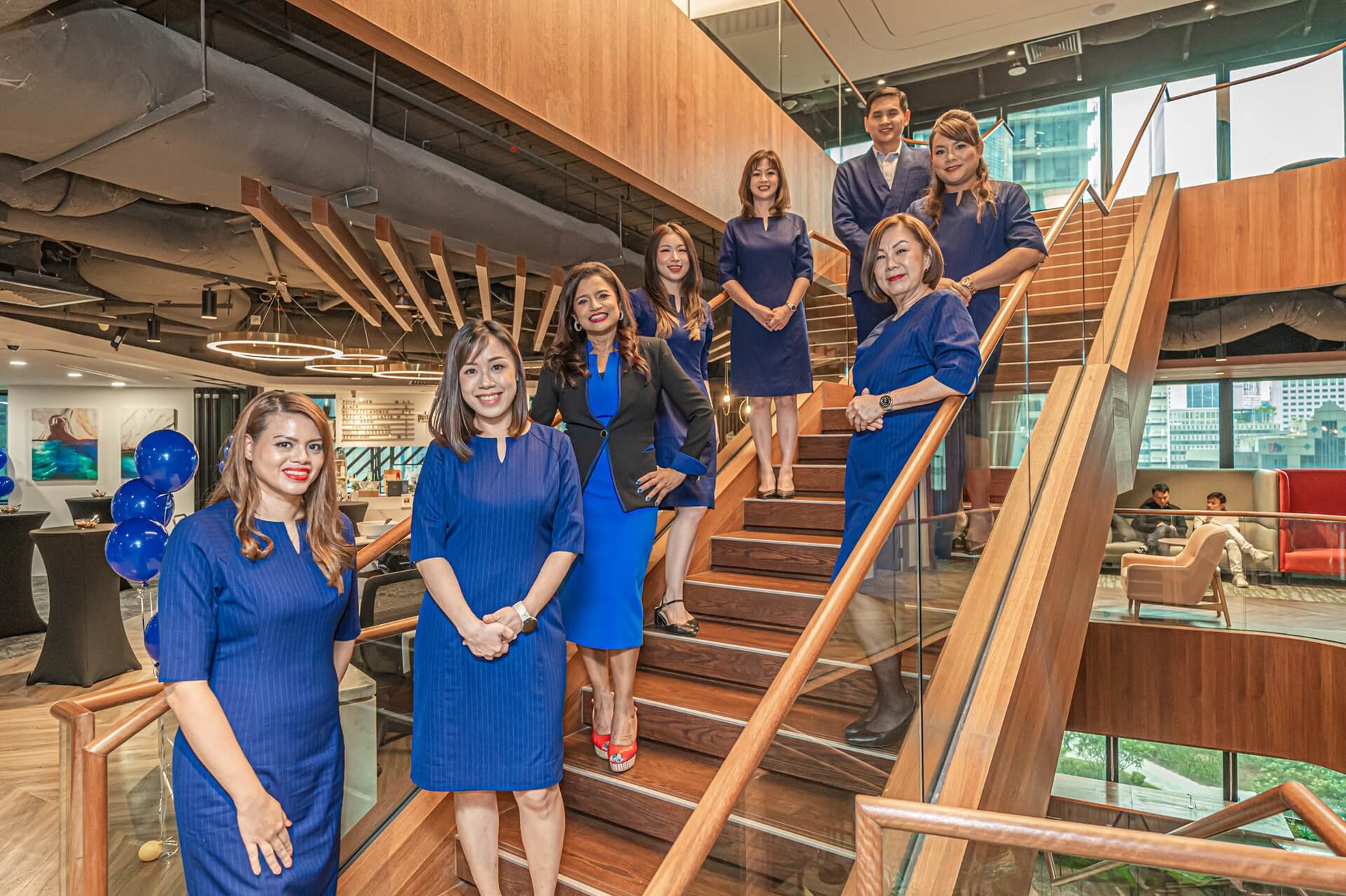 City Serviced Offices team at Republic Plaza in Singapore